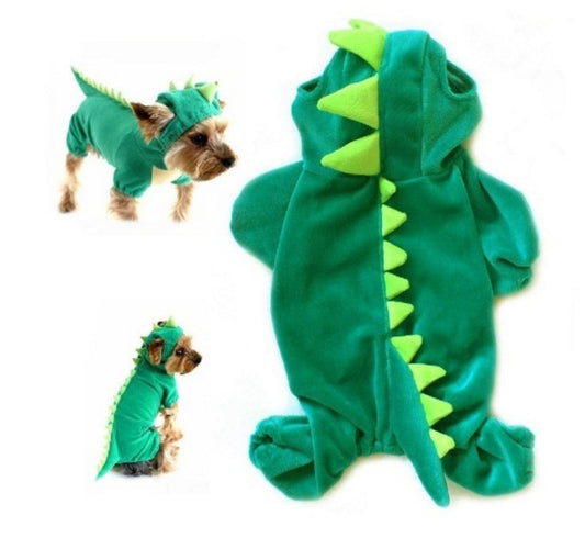 Pet Dog Halloween Dinosaur Dress Up Teddy Bear Medium and Small Dog Foreign Trade Dog Clothes