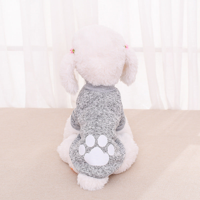 Clothing Pet Clothing Two-legged Sweater Teddy