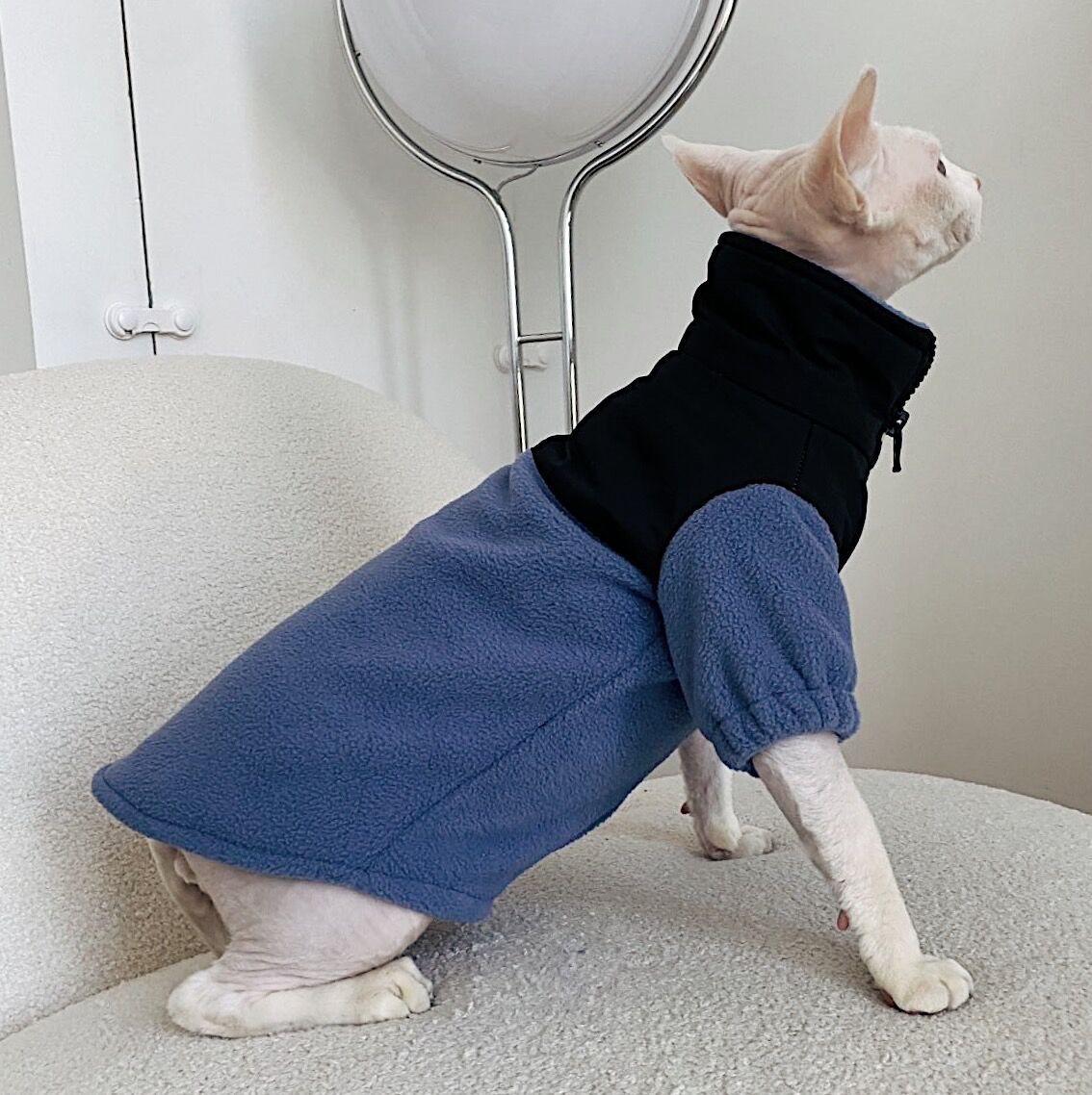 无毛猫衣服 保暖宠物猫衣服