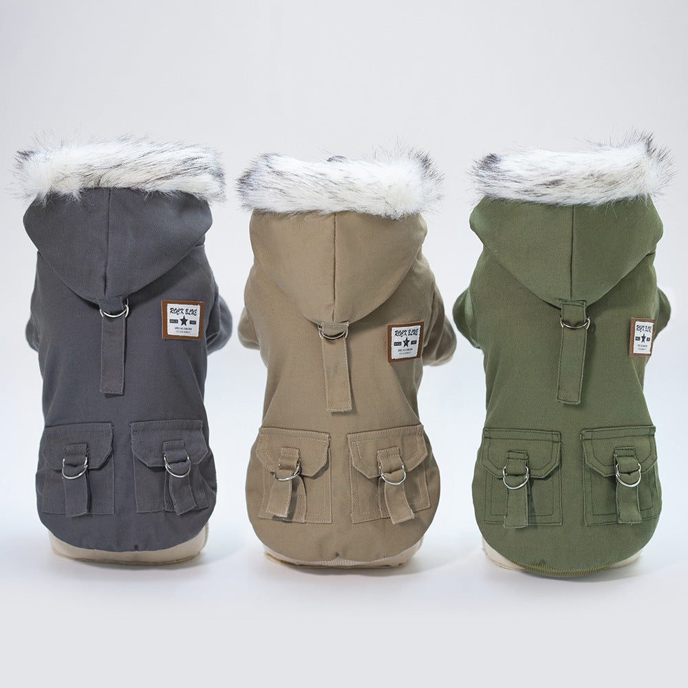 Pet clothes military coat