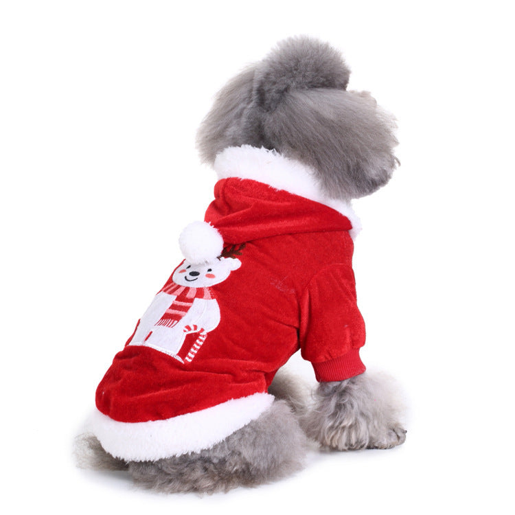 Dog supplies pet christmas clothes