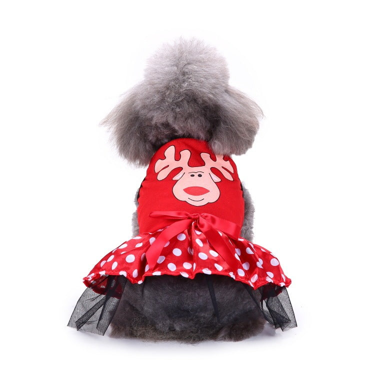 Dog supplies pet christmas clothes