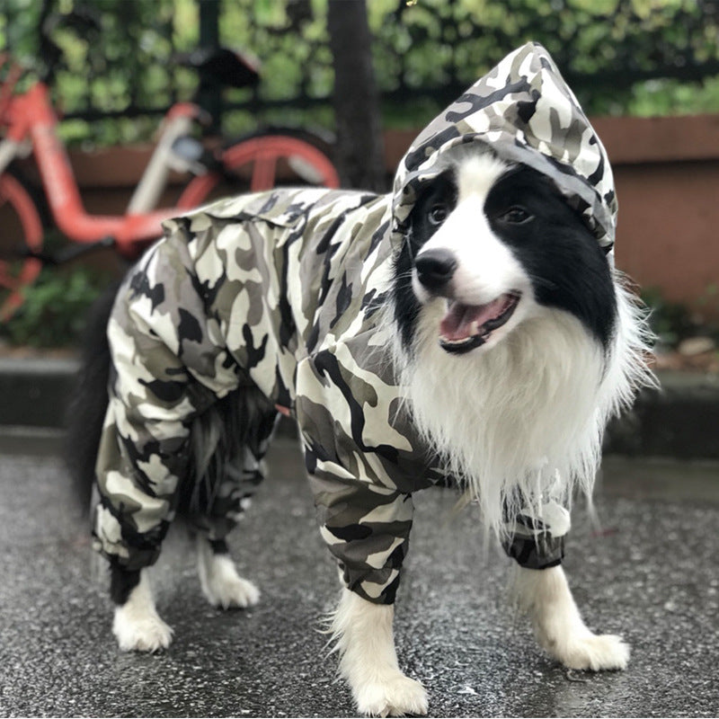 狗狗雨衣 邊境牧羊犬服裝 防水