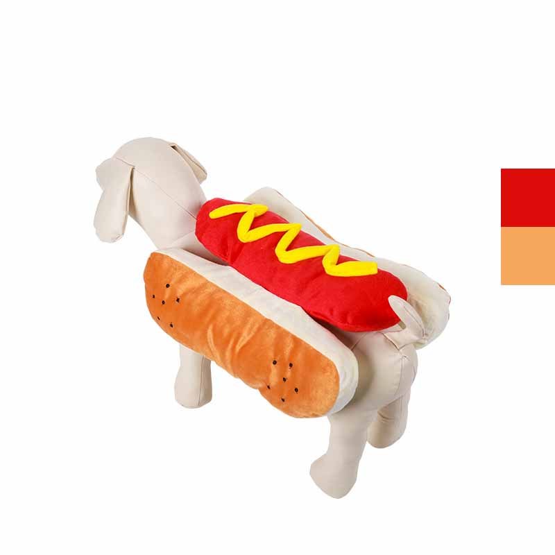 Funny Halloween Costumes For Dogs Puppy Pet Clothing Hot Dog Design Dog Clothes Pet Apparel Dressing Up Cat Party Costume Suit