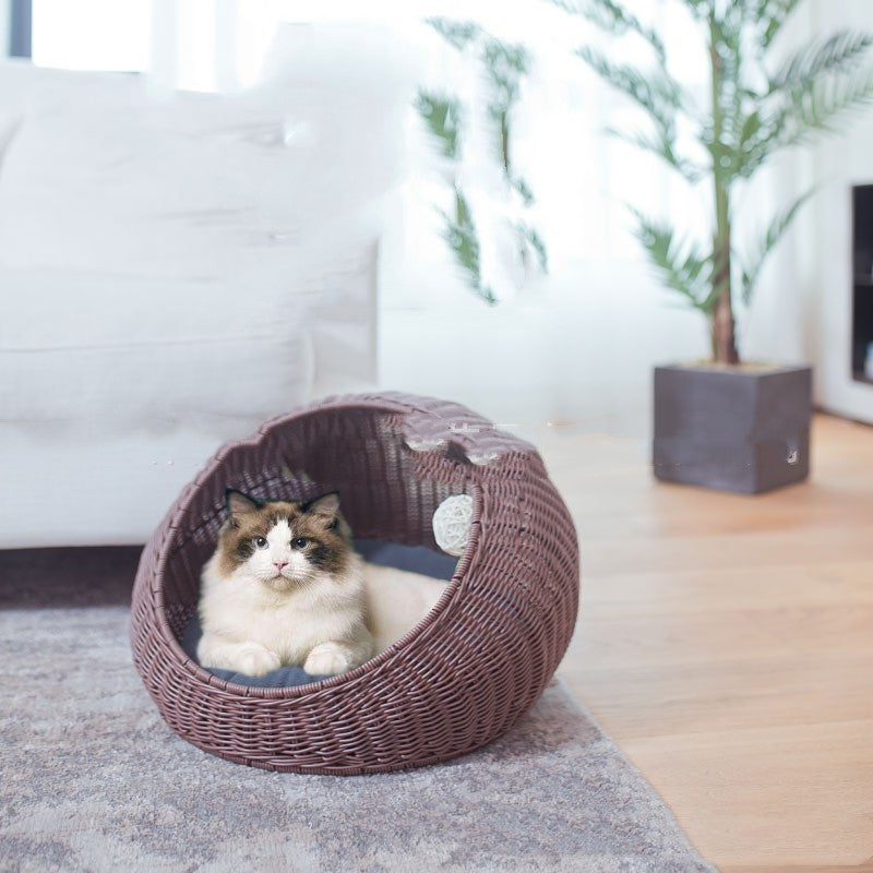 Hand-woven Cat And Pet Nest