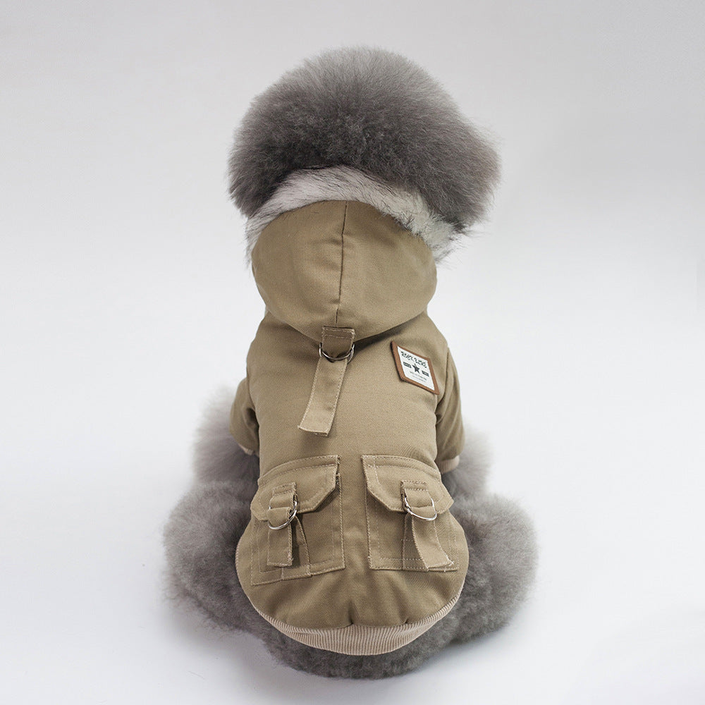 Pet clothes military coat